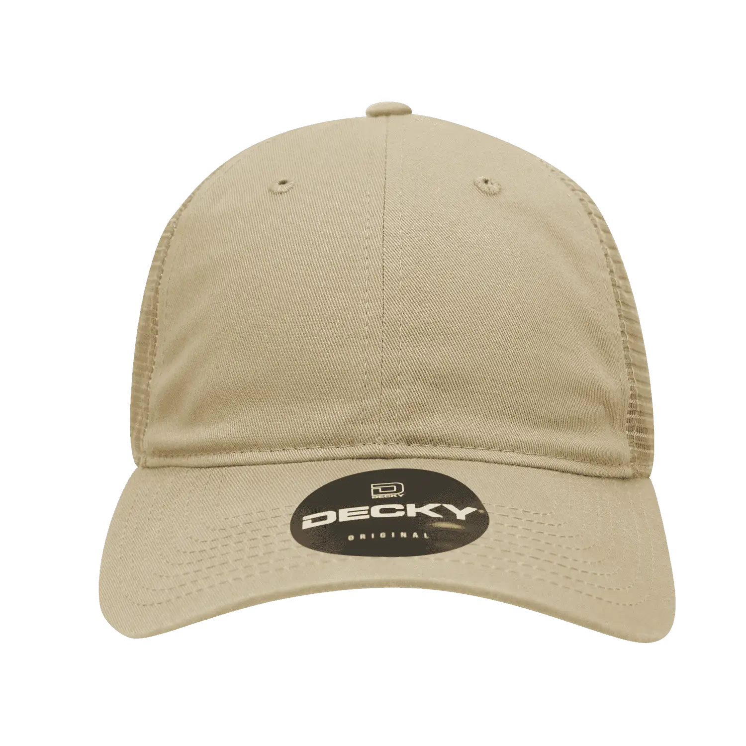 Decky 120 Relaxed Trucker Cap - Khaki - Khaki / One Size Fits Most