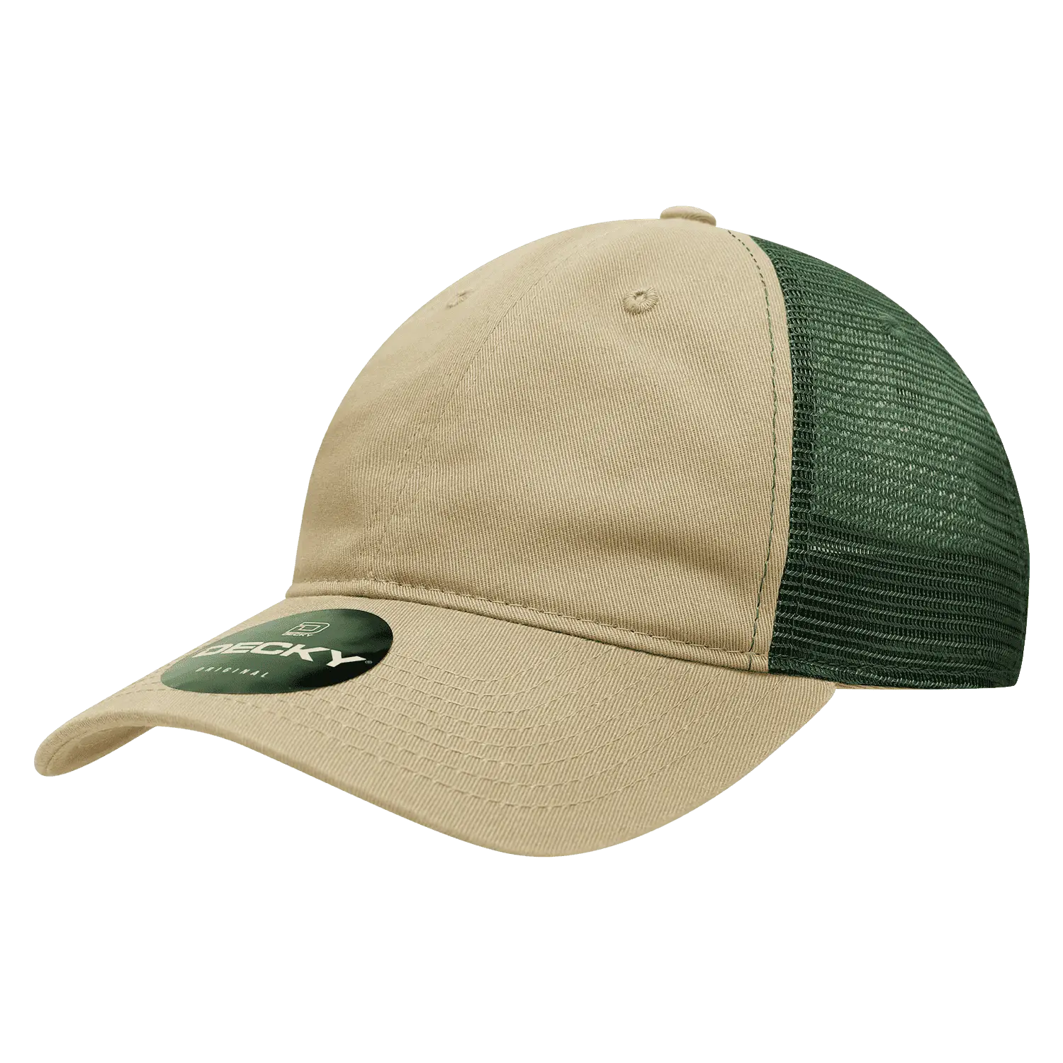 Decky 120 Relaxed Trucker Cap - Khaki Forest - Khaki Forest / One Size Fits Most