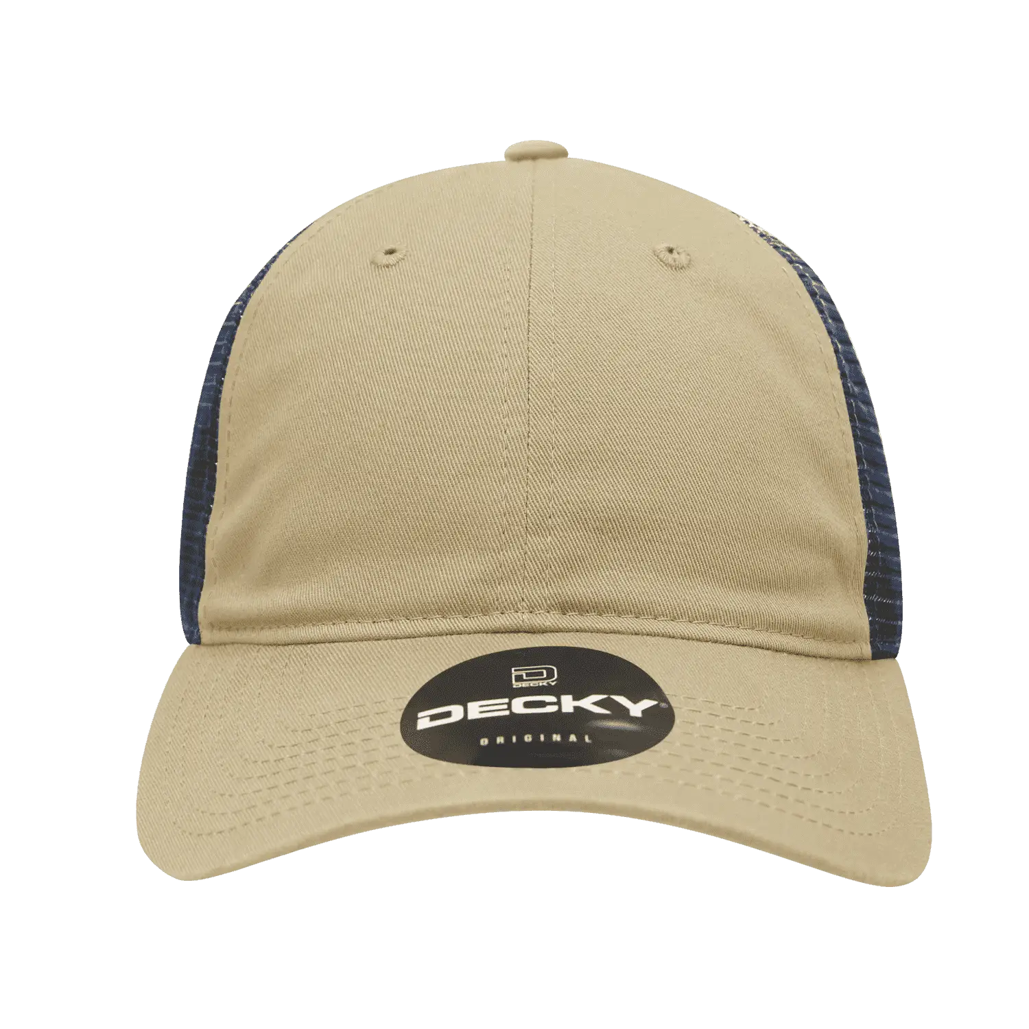 Decky 120 Relaxed Trucker Cap Khaki Navy Khaki Navy / One Size Fits Most