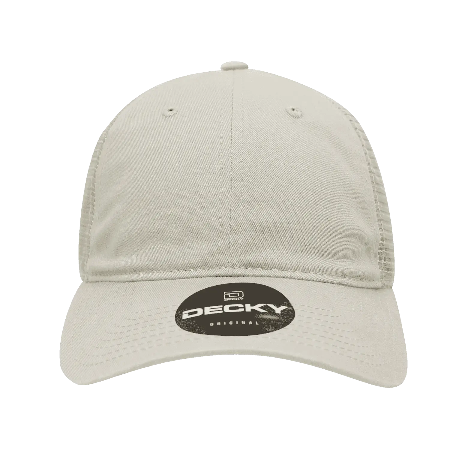 Decky 120 Relaxed Trucker Cap - Stone - Ivory / One Size Fits Most