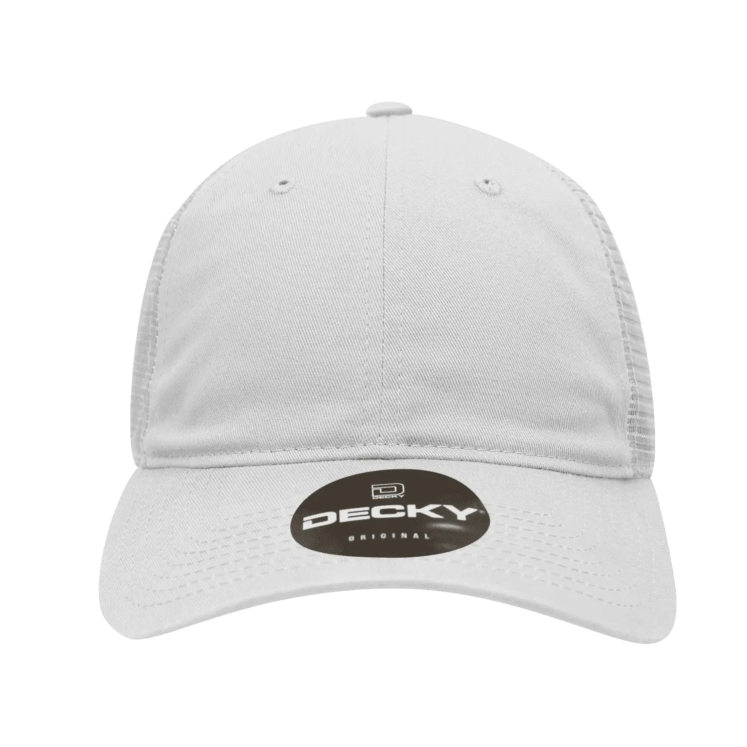 Decky 120 Relaxed Trucker Cap - White - White / One Size Fits Most