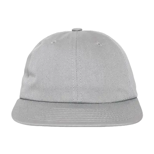 Decky 200 Relaxed Flat Bill Cotton Cap Gray Gray / One Size Fits Most