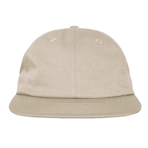 Decky 200 Relaxed Flat Bill Cotton Cap - Khaki - Khaki / One Size Fits Most