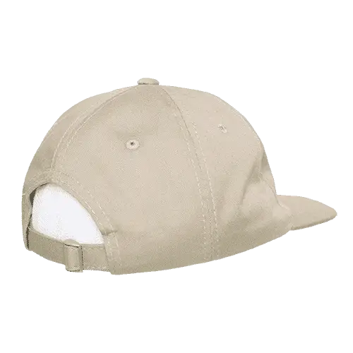 Decky 200 Relaxed Flat Bill Cotton Cap - Khaki - Khaki / One Size Fits Most