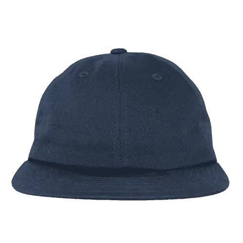 Decky 200 Relaxed Flat Bill Cotton Cap - Navy - Navy / One Size Fits Most