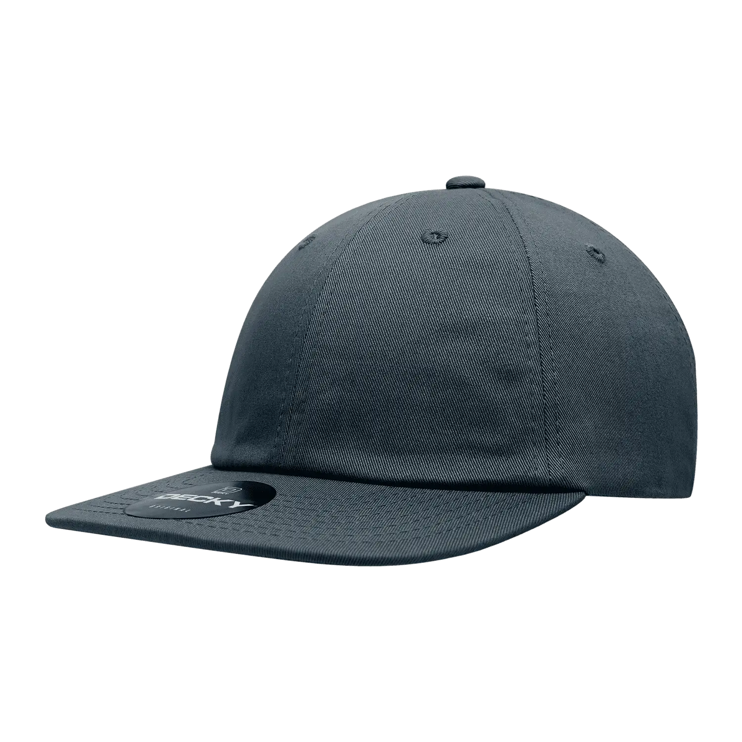 Decky 200 Relaxed Flat Bill Cotton Cap - Navy - Navy / One Size Fits Most
