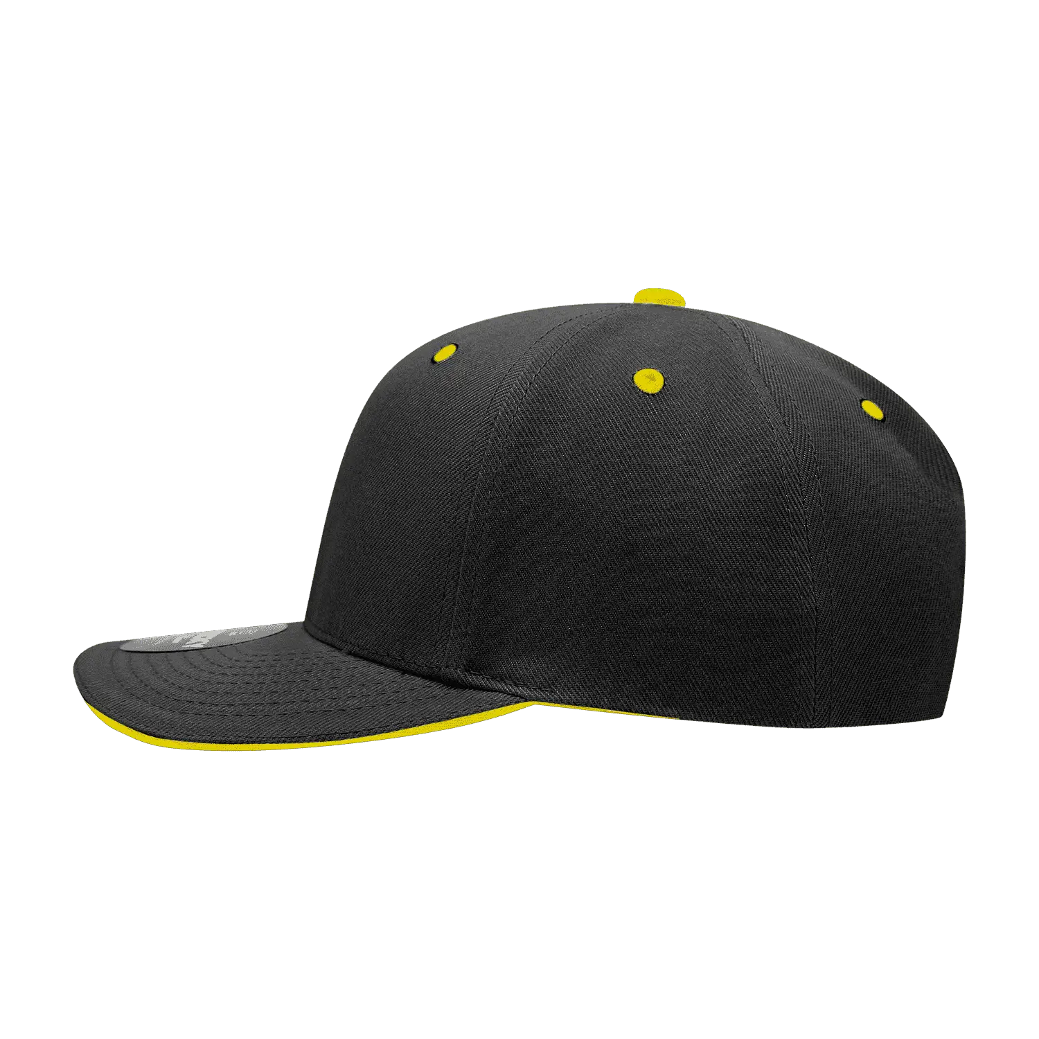 Decky 2003 Sandwich Visor Baseball Cap - Black Gold - Black Gold / One Size Fits Most