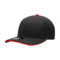 Decky 2003 Sandwich Visor Baseball Cap Black Red Black Red / One Size Fits Most