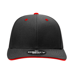 Decky 2003 Sandwich Visor Baseball Cap Black Red Black Red / One Size Fits Most