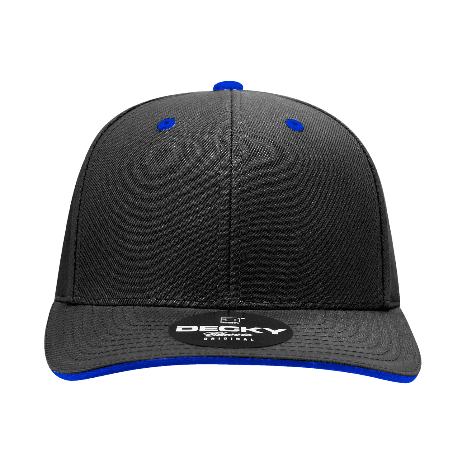Decky 2003 Sandwich Visor Baseball Cap - Black Royal - Black Royal / One Size Fits Most
