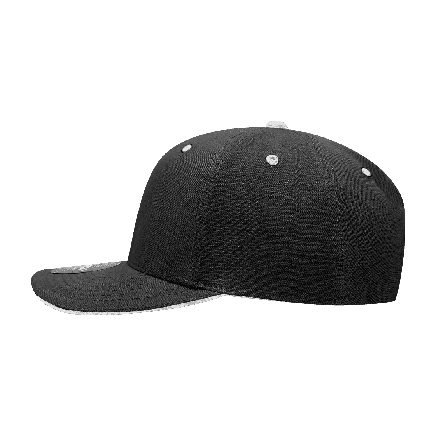Decky 2003 Sandwich Visor Baseball Cap - Black White - Black White / One Size Fits Most
