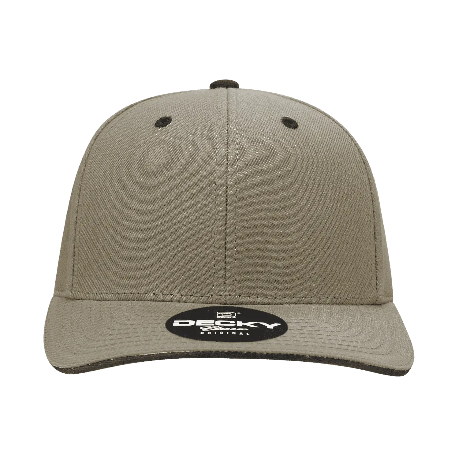 Decky 2003 Sandwich Visor Baseball Cap - Khaki Black - Khaki Black / One Size Fits Most
