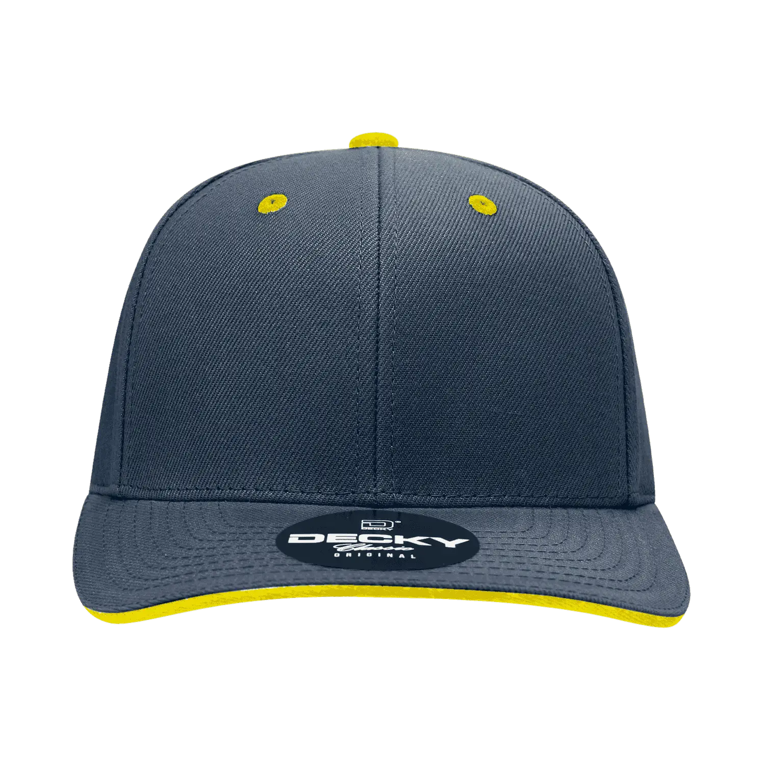 Decky 2003 Sandwich Visor Baseball Cap Navy Gold Navy Gold / One Size Fits Most