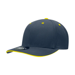 Decky 2003 Sandwich Visor Baseball Cap Navy Gold Navy Gold / One Size Fits Most