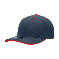 Decky 2003 Sandwich Visor Baseball Cap Navy Red Navy Red / One Size Fits Most