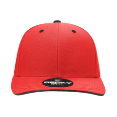 Decky 2003 Sandwich Visor Baseball Cap Red Black Red Black / One Size Fits Most