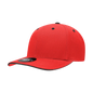 Decky 2003 Sandwich Visor Baseball Cap Red Black Red Black / One Size Fits Most