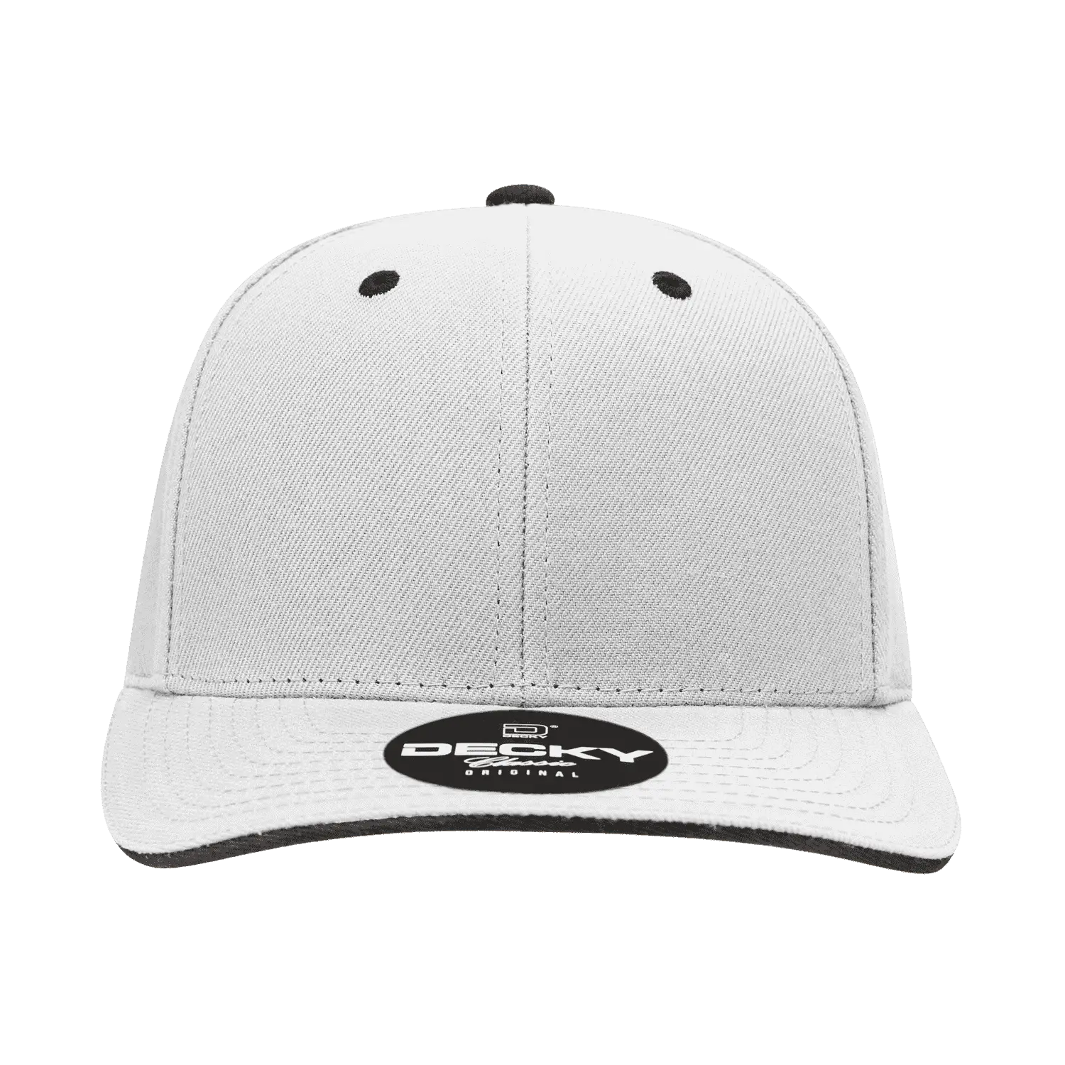 Decky 2003 Sandwich Visor Baseball Cap - White Black - White Black / One Size Fits Most