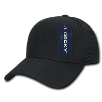 Decky 204 Low Crown Air Mesh Baseball Cap Black Black Black / One Size Fits Most