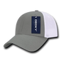 Decky 204 Low Crown Air Mesh Baseball Cap - Gray White - Gray White / One Size Fits Most