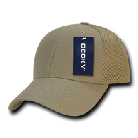 Decky 204 Low Crown Air Mesh Baseball Cap Khaki Khaki / One Size Fits Most