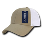 Decky 204 Low Crown Air Mesh Baseball Cap Khaki White Khaki White / One Size Fits Most