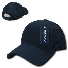 Decky 204 Low Crown Air Mesh Baseball Cap Navy Navy Navy / One Size Fits Most