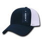 Decky 204 Low Crown Air Mesh Baseball Cap - Navy White - Navy White / One Size Fits Most