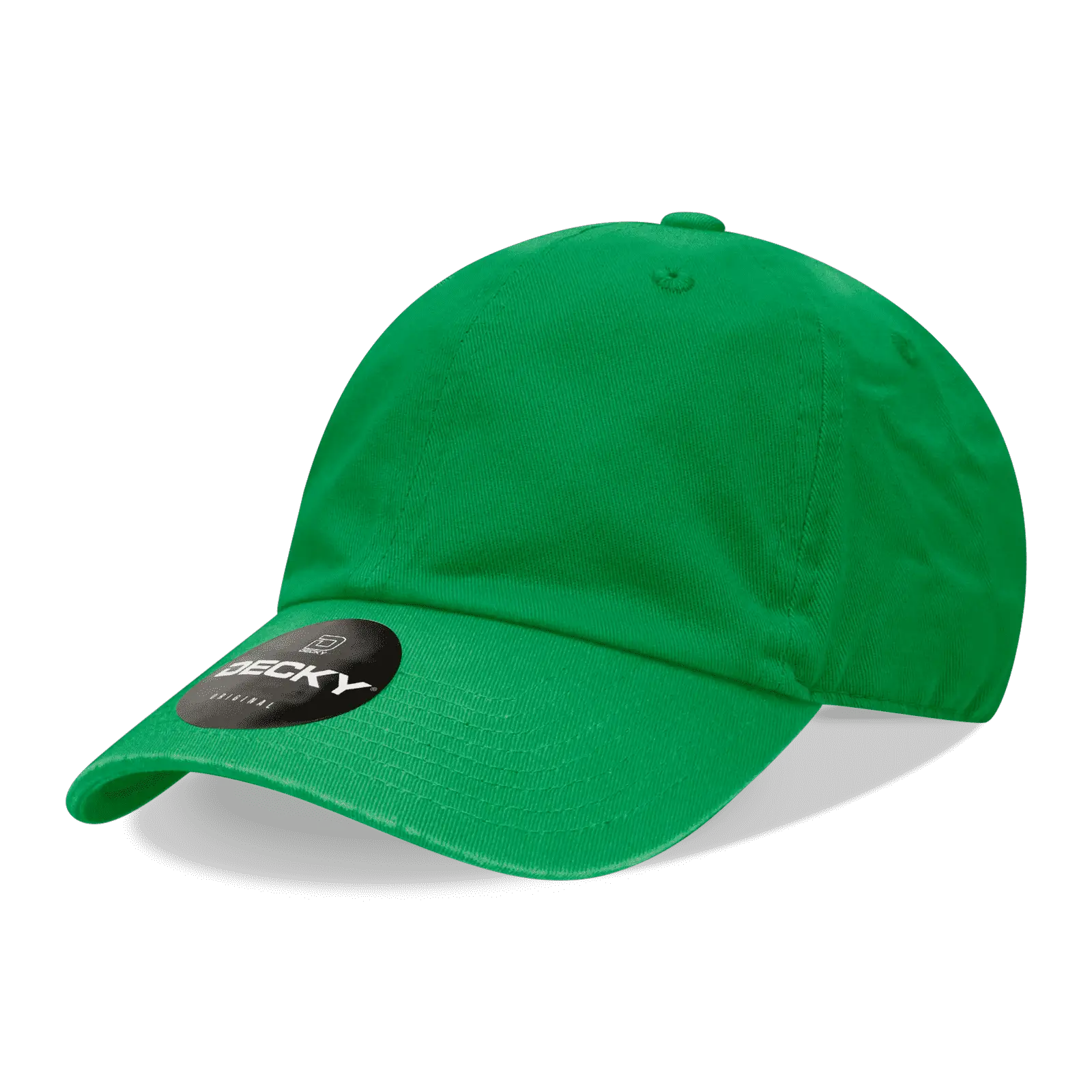 Decky 205 Relaxed Washed Cotton Cap - Kelly - Kelly / One Size Fits Most