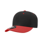 Decky 206 Low Structured Baseball Cap Black Red Black Red / One Size Fits Most
