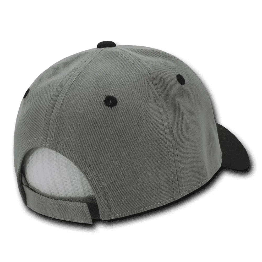 Decky 206 Low Structured Baseball Cap - Gray Black - Gray Black / One Size Fits Most