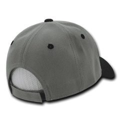 Decky 206 Low Structured Baseball Cap Gray Black Gray Black / One Size Fits Most