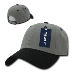 Decky 206 Low Structured Baseball Cap Gray Black Gray Black / One Size Fits Most