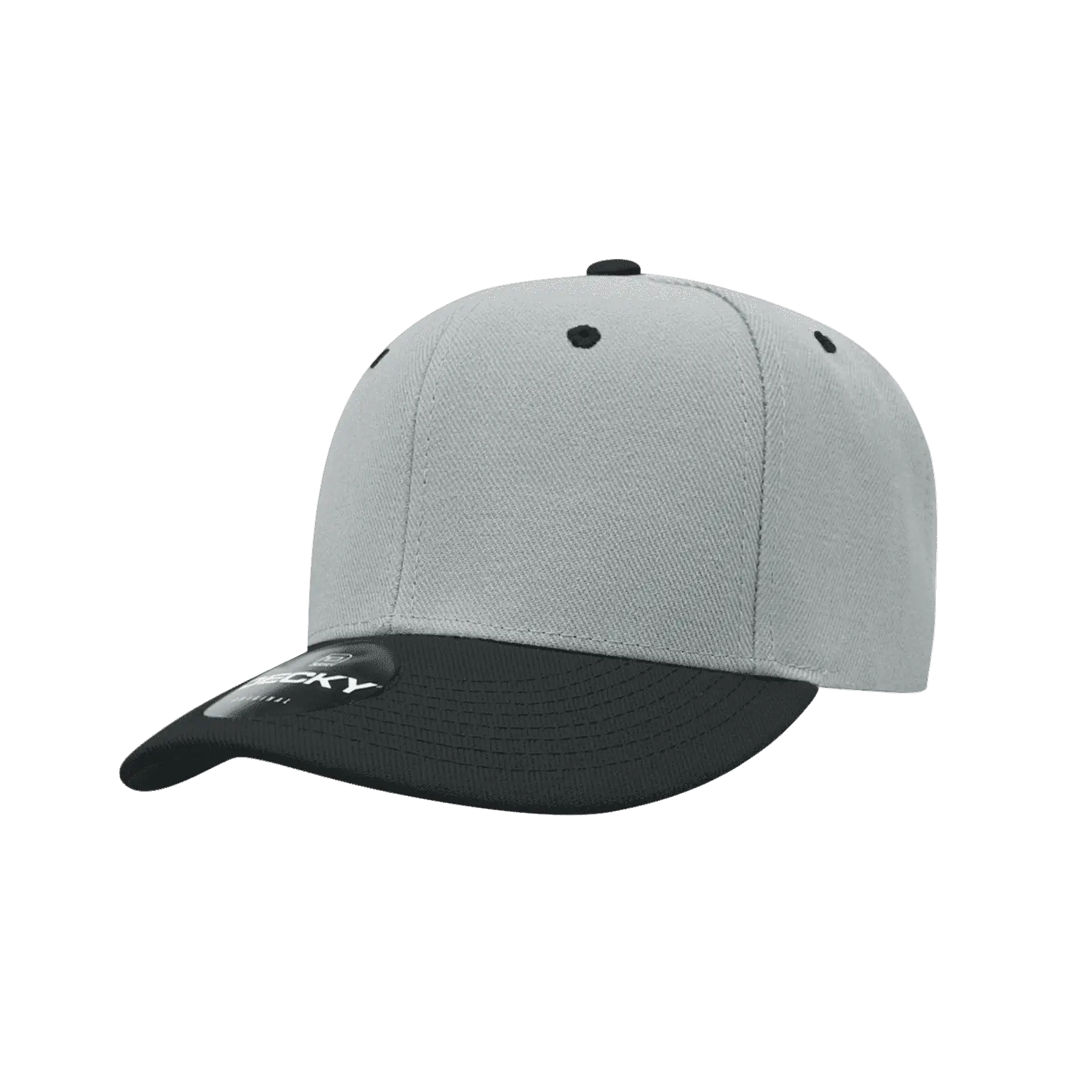 Decky 206 Low Structured Baseball Cap Gray Black Gray Black / One Size Fits Most