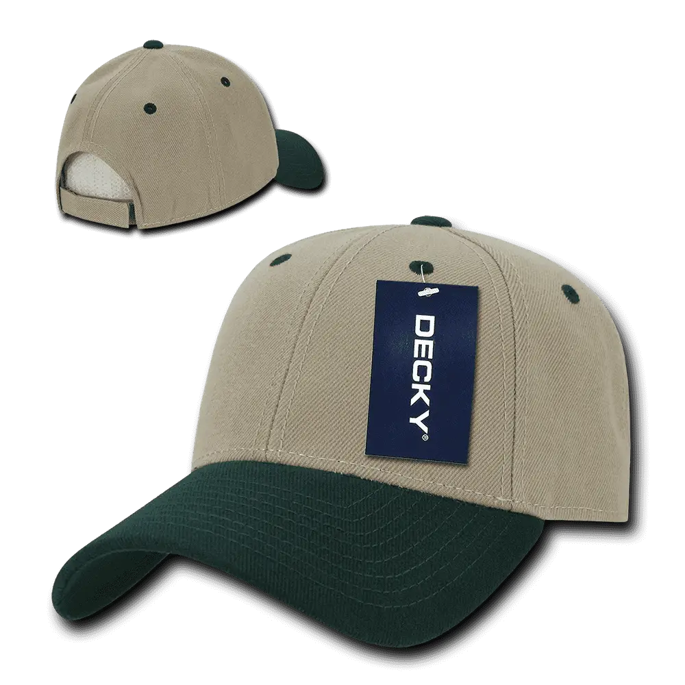 Decky 206 Low Structured Baseball Cap - Khaki Hunter - Khaki Forest / One Size Fits Most