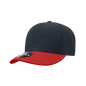 Decky 206 Low Structured Baseball Cap - Navy Red - Navy Red / One Size Fits Most