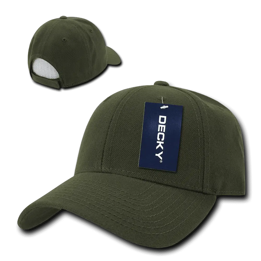 Decky 206 Low Structured Baseball Cap Olive Olive / One Size Fits Most