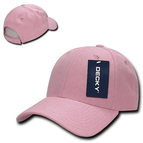 Decky 206 Low Structured Baseball Cap - Pink - Pink / One Size Fits Most