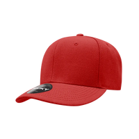 Decky 206 Low Structured Baseball Cap Red Red / One Size Fits Most