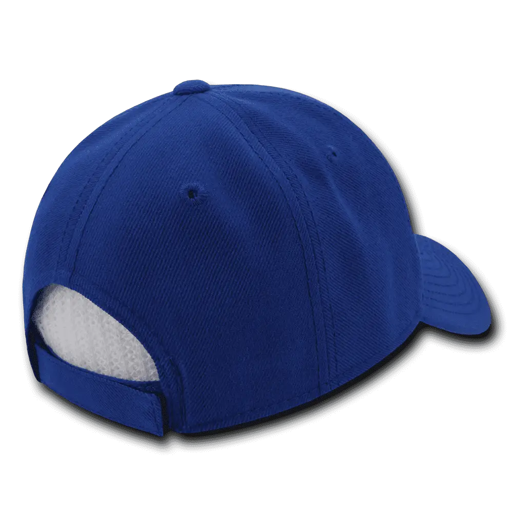Decky 206 Low Structured Baseball Cap - Royal - Royal / One Size Fits Most