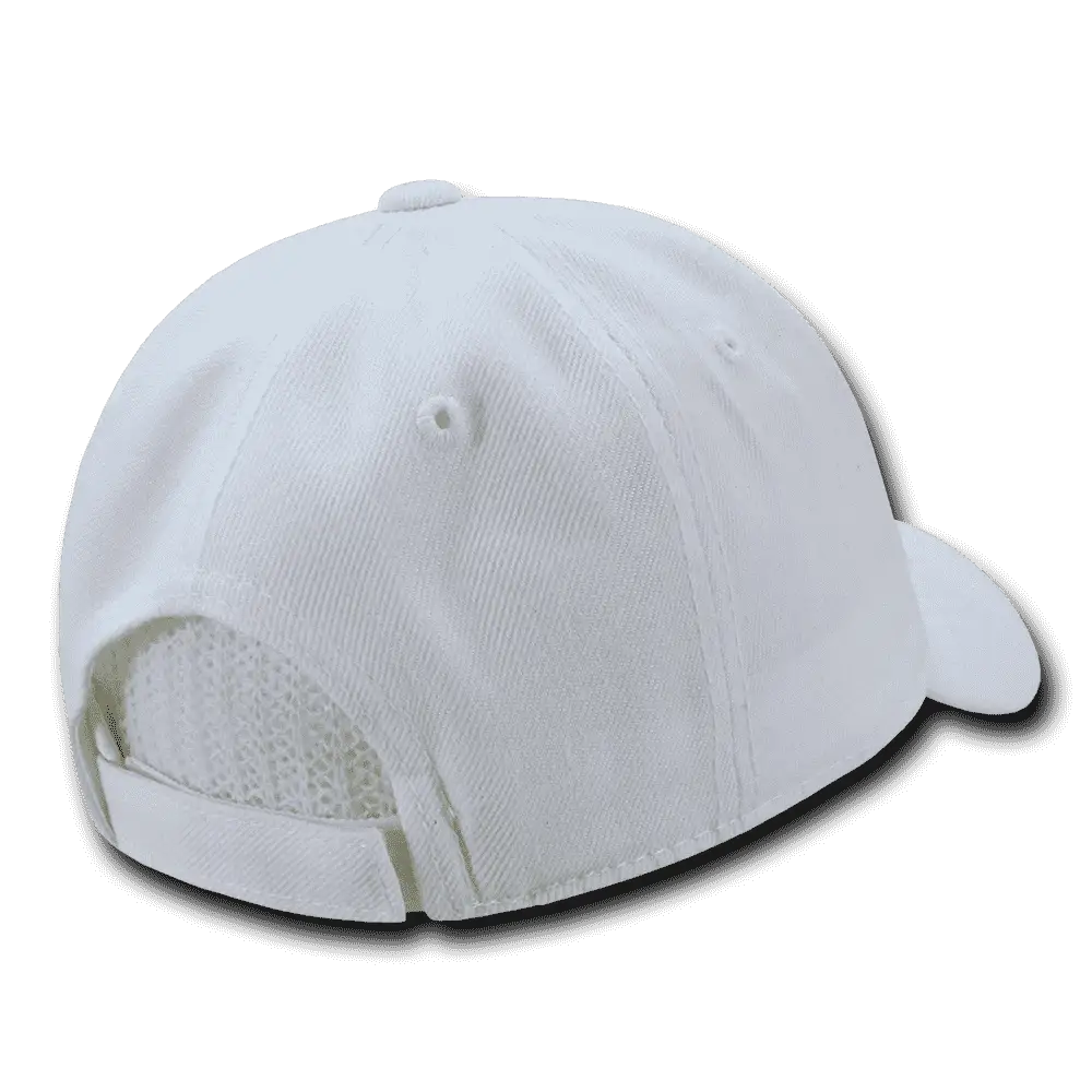 Decky 206 Low Structured Baseball Cap - White - White / One Size Fits Most