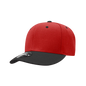 Decky 206 Low Structured Baseball Cap - White Red - White Red / One Size Fits Most