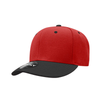 Decky 206 Low Structured Baseball Cap - White Red - White Red / One Size Fits Most