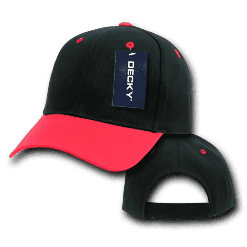Decky 207 Deluxe Baseball Cap Black Red Black Red / One Size Fits Most