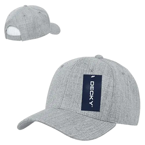 Decky 207 Deluxe Baseball Cap - Heather Gray - Gray / One Size Fits Most