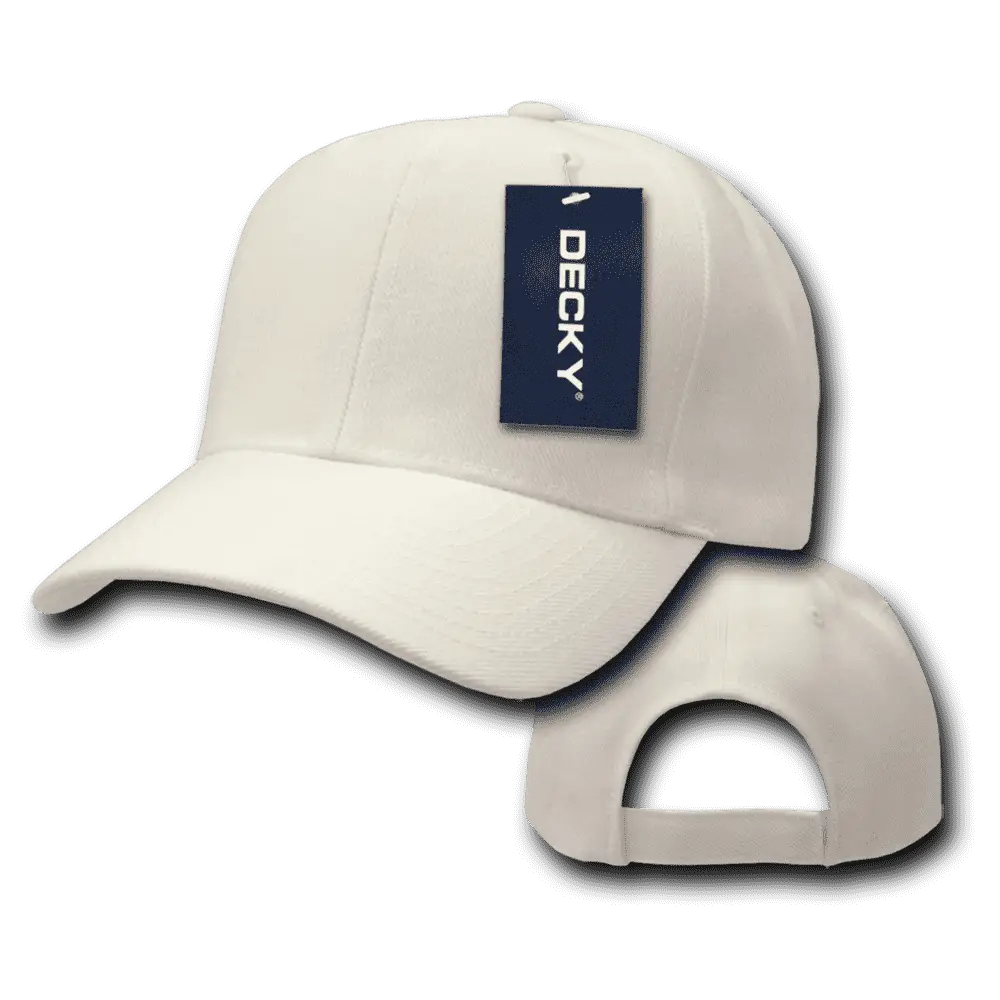 Decky 207 Deluxe Baseball Cap - Ivory - Ivory / One Size Fits Most