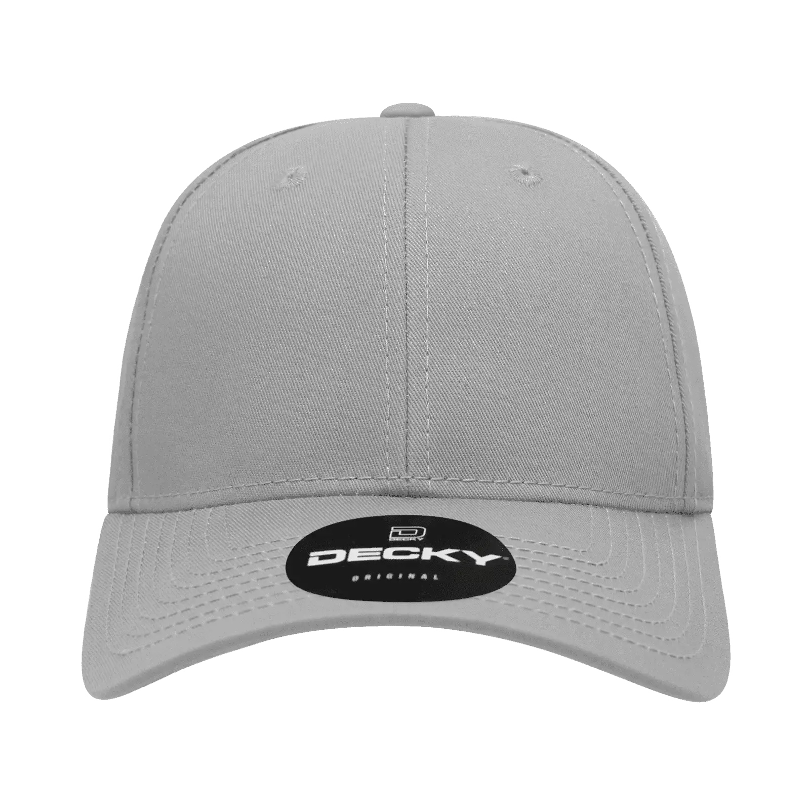 Decky 209 Structured Cotton Baseball Cap - Light Gray - Gray / One Size Fits Most
