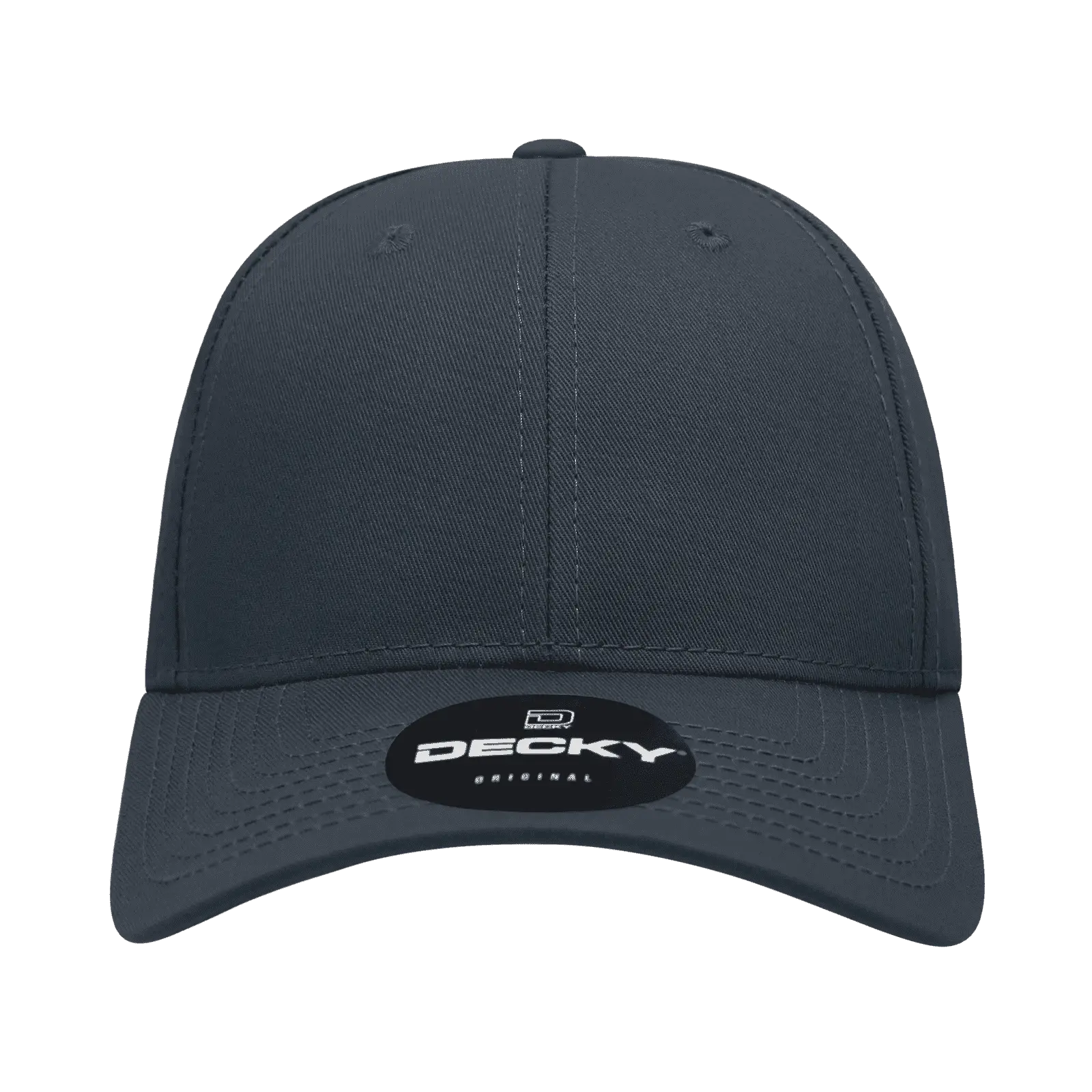 Decky 209 Structured Cotton Baseball Cap - Navy - Navy / One Size Fits Most