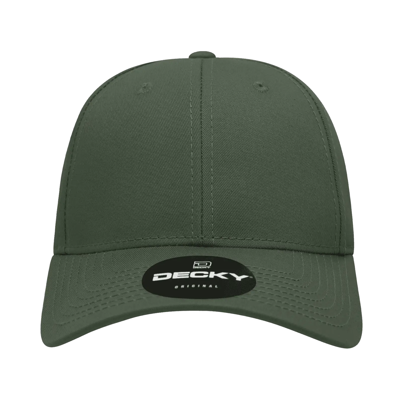 Decky 209 Structured Cotton Baseball Cap - Olive - Olive / One Size Fits Most