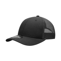 Decky 214 Low Crown Mesh Golf Cap - Black - Black / One Size Fits Most